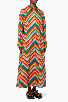 Buy Valentino Garavani Multicolour Valentino Archive 1973 Chevron