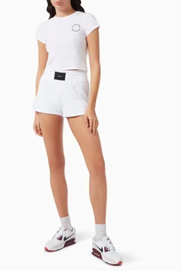 Buy Talentless White Boxing Shorts for Women in UAE Ounass