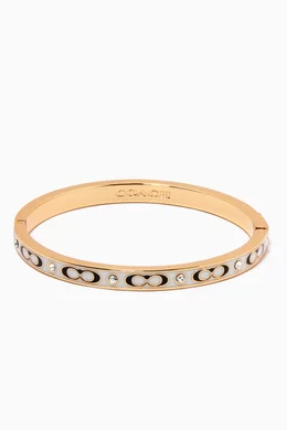 Coach shop stone bangle