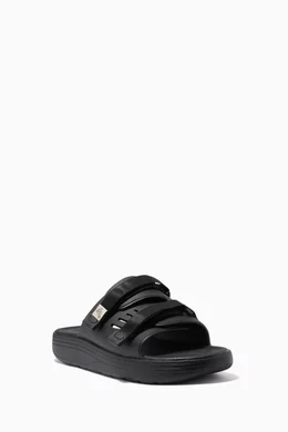 Buy Suicoke Black Urich Sandals in Rubber for Men in UAE Ounass