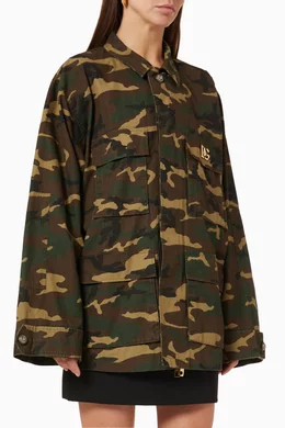 Dolce and gabbana camo jacket outlet