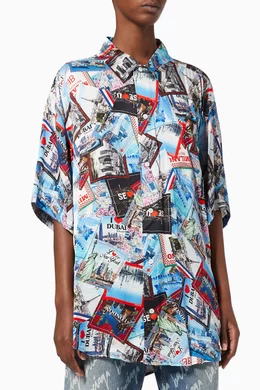 Balenciaga cities tee discount