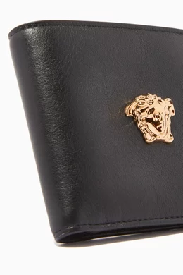 Buy Versace Multicolour La Medusa Wallet in Leather for Women in
