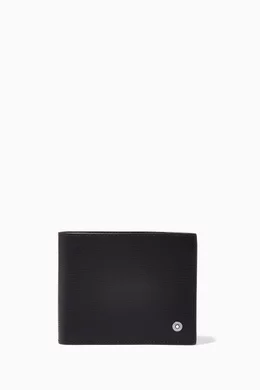 Buy Montblanc Black 4810 Westside Wallet 6cc in Leather for Men in