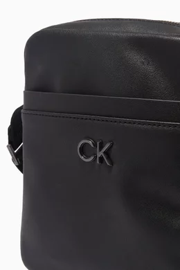 Calvin klein messenger new arrivals bag leather