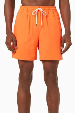 Orange top polo shorts