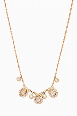 Diamond drop necklace gold online