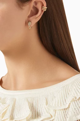 Buy Boucheron Yellow Serpent Boh me Diamond Clip on Earrings in