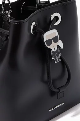 Karl lagerfeld sales ikonik bucket bag