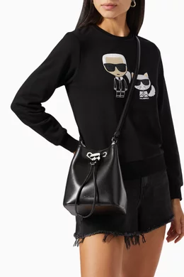 Karl lagerfeld sales ikonik bucket bag