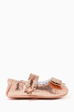Rose gold baby boots online