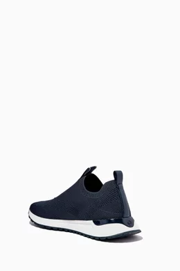 Michael kors blue discount slip on sneakers