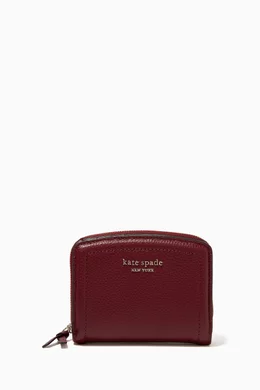 Kate Spade New York Knott Small Compact Wallet Autumnal Red