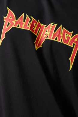 Balenciaga metallica t hot sale shirt