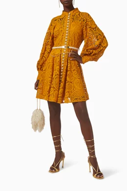 Amari paisley cheap lace short dress