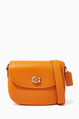 Orange crossbody top