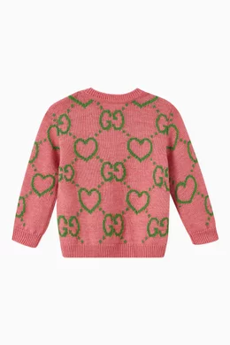 Gucci heart sweater discount