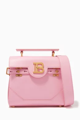 Buy Balmain Pink B Buzz 23 Bag in Smooth Leather for Women in UAE