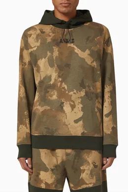 Camo print hoodie hotsell