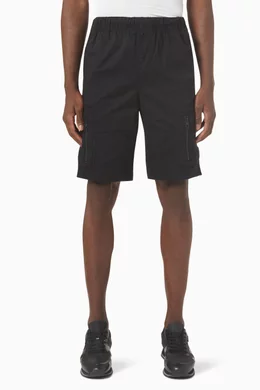Buy Calvin Klein Jeans Black Washed Cargo Shorts in Cotton for Men