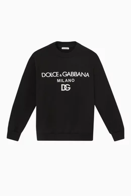 Dolce and gabbana outlet black sweatshirt