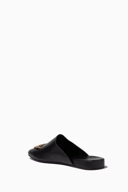 Balenciaga leather mules on sale