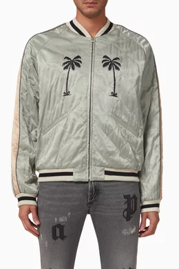 Palm tree deals bomber jacket