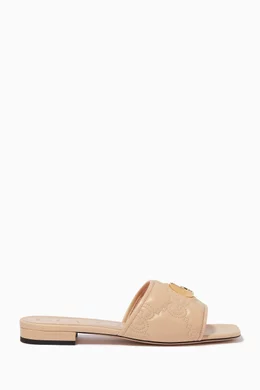 Gucci quilted slide best sale sandal