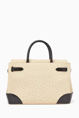 Ostrich sales tote bag