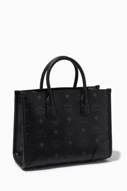 Mcm black tote online
