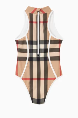 Burberry print swimsuit store