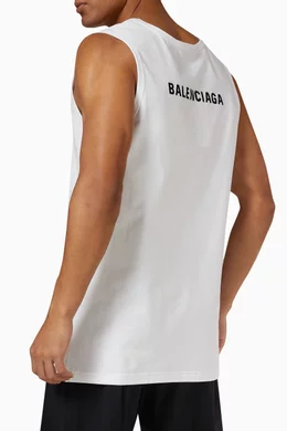 Balenciaga logo tank sale