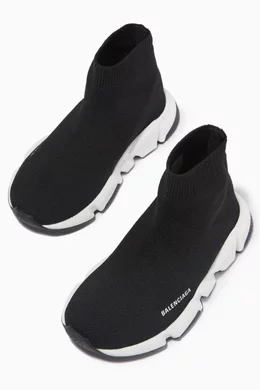 Balenciaga sock shoes 2025 black and white