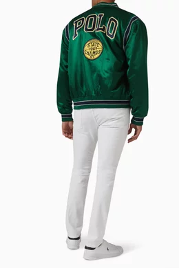 Polo ralph lauren varsity denim cheap jacket