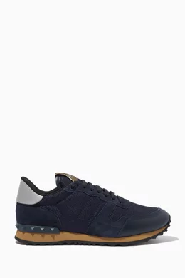 Buy Valentino Garavani Blue Valentino Garavani Rockrunner Sneakers