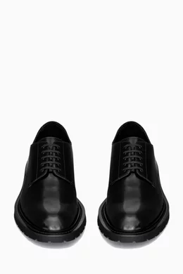 Derby shoes men shop black