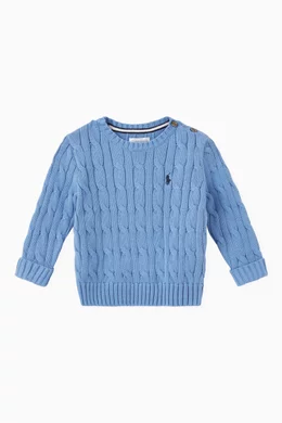 Polo hot sale knit sweater