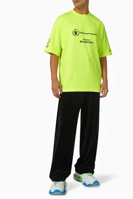 Balenciaga cheap neon shirt