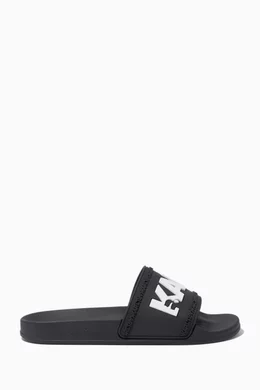 Karl lagerfeld top slide sandals