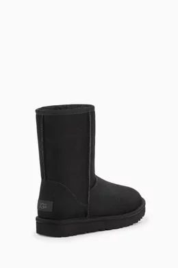 Ugg boots leather 2025 black