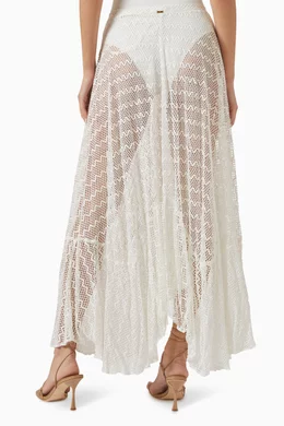 Beach skirt lace clearance
