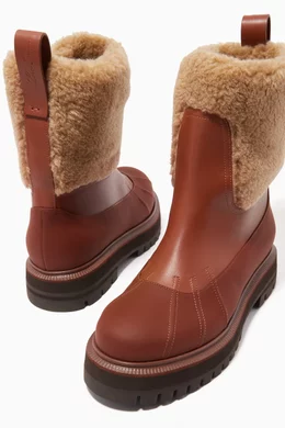 Home cashfur boots