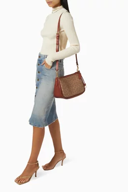 Sutton crossbody in hot sale signature canvas
