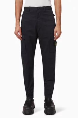 Stone island badge deals logo cargo pant