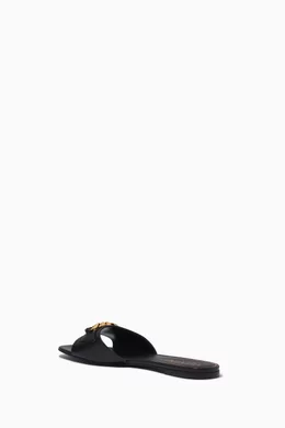 Slide sandal with vlogo detail 5mm outlet