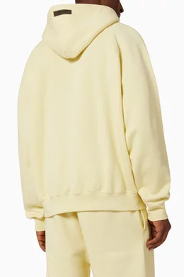 Fear of god essentials 2025 lemonade pullover hoodie yello