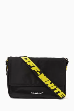 Buy Off White Black Hard Core Satchel Bag in Nylon for Men in UAE Ounass