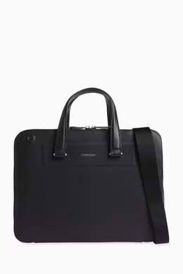 Buy Calvin Klein Black Minimalism Slim Laptop Bag for Men in UAE