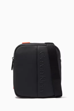 Buy Calvin Klein Black CK Convertible Reporter Bag in Nylon for Men in UAE Ounass