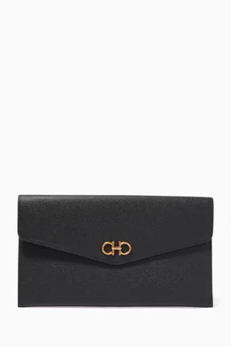 Ferragamo discount gancini clutch